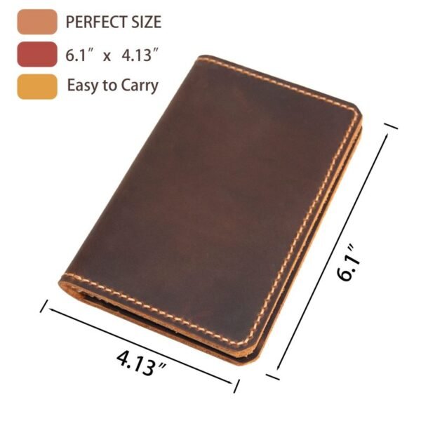 Leather passport holder 2